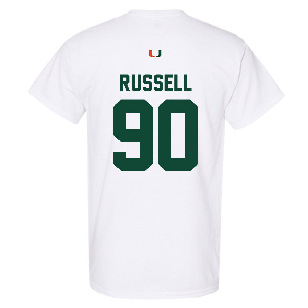 Miami - NCAA Football : Daylen Russell - Classic Shersey T-Shirt