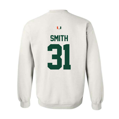 Miami - NCAA Baseball : Will Smith - Classic Shersey Crewneck Sweatshirt-1