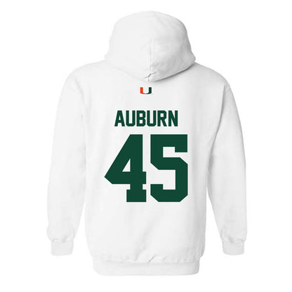 Miami - NCAA Football : Bert Auburn - Classic Shersey Hooded Sweatshirt-1