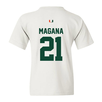Miami - NCAA Baseball : Mario Magana - Classic Shersey Youth T-Shirt-1