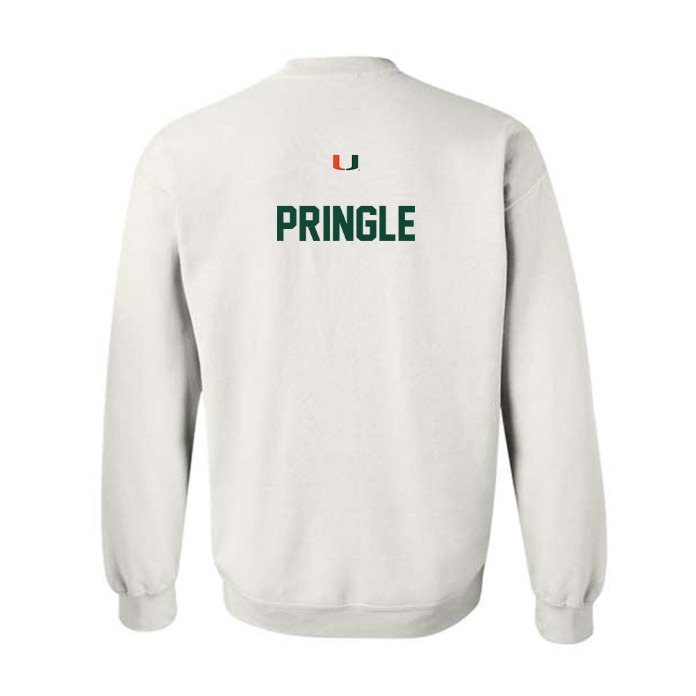 Miami - NCAA Women's Track & Field : Jocelyn Pringle - Classic Shersey Crewneck Sweatshirt-1