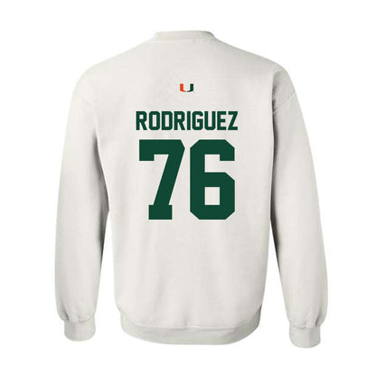 Miami - NCAA Football : Ryan Rodriguez - Classic Shersey Crewneck Sweatshirt-1