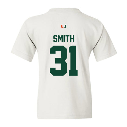 Miami - NCAA Baseball : Will Smith - Classic Shersey Youth T-Shirt-1