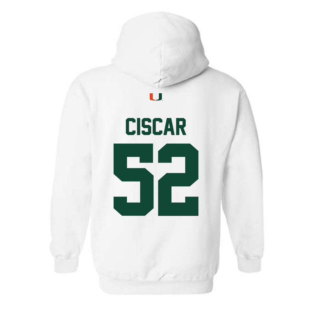 Miami - NCAA Baseball : Anthony Ciscar - Classic Shersey Hooded Sweatshirt-1