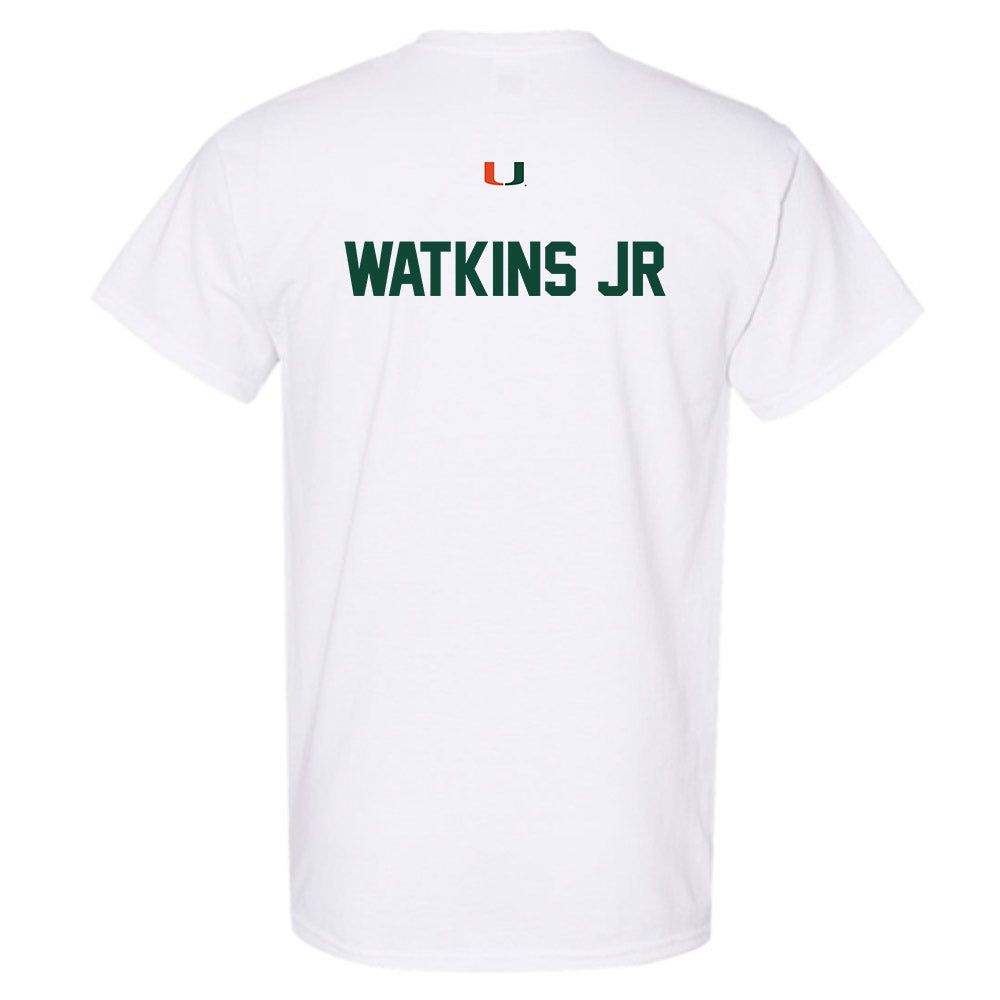 Miami - NCAA Men's Track & Field : Sean Watkins Jr - Classic Shersey T-Shirt-1