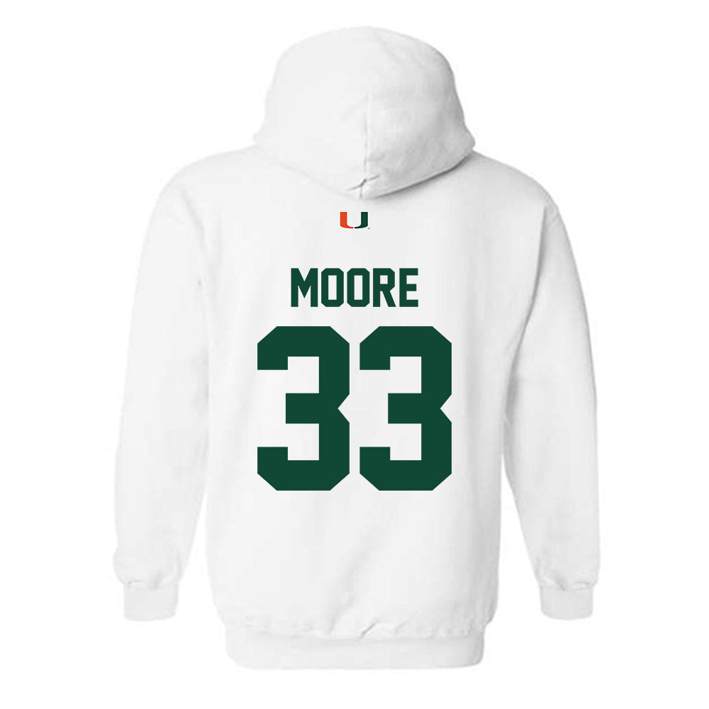 Miami - NCAA Women's Soccer : Hanna Moore - Classic Shersey Hooded Sweatshirt