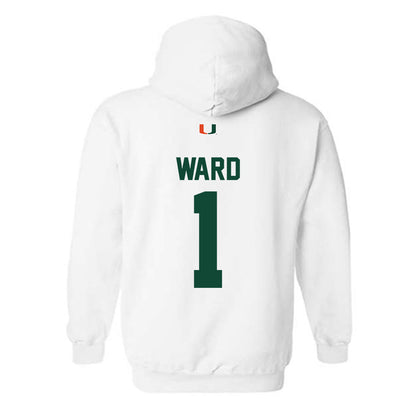 Miami - NCAA Football : Cam Ward - Classic Shersey Hooded Sweatshirt-1