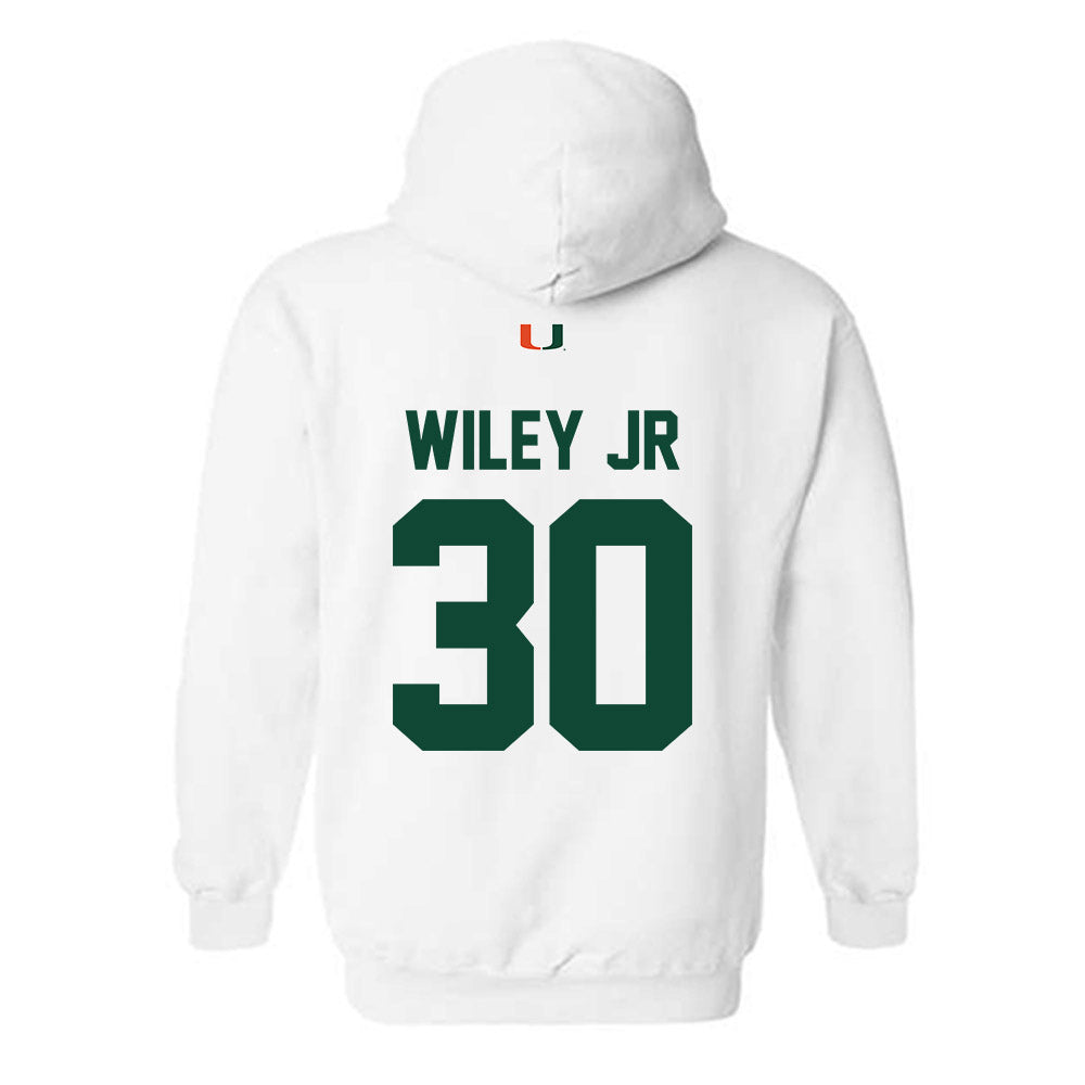 Miami - NCAA Football : Kellen Wiley Jr - Classic Shersey Hooded Sweatshirt-1