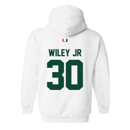 Miami - NCAA Football : Kellen Wiley Jr - Classic Shersey Hooded Sweatshirt-1