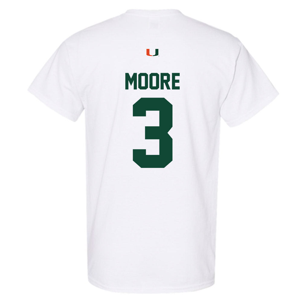 Miami - NCAA Football : Joshua Moore - Classic Shersey T-Shirt-1