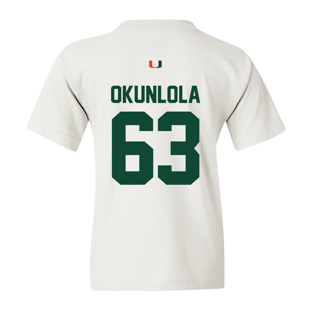Miami - NCAA Football : Samson Okunlola - Classic Shersey Youth T-Shirt-1