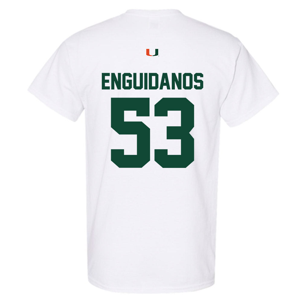 Miami - NCAA Football : Joey Enguidanos - Classic Shersey T-Shirt