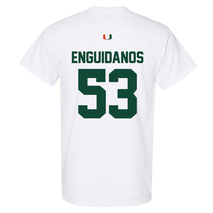 Miami - NCAA Football : Joey Enguidanos - Classic Shersey T-Shirt