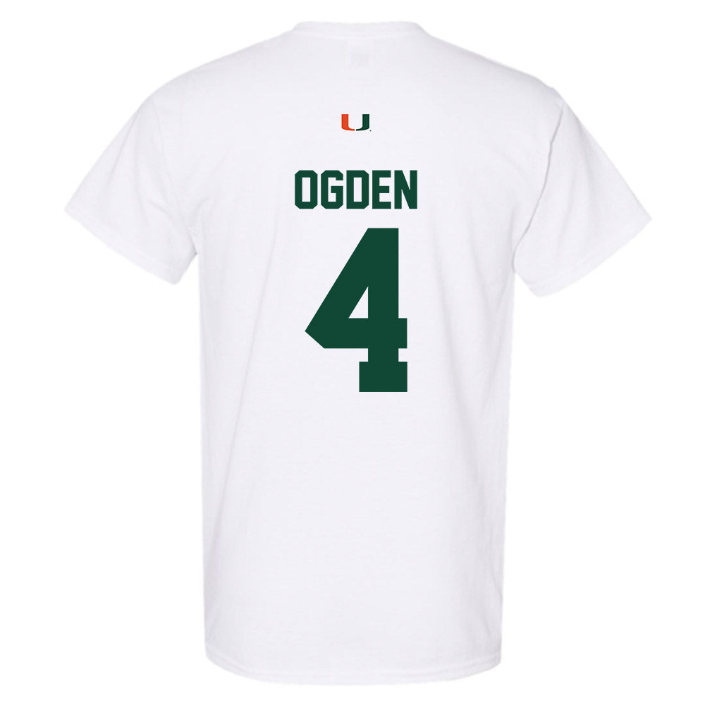 Miami - NCAA Baseball : Jake Ogden - Classic Shersey T-Shirt-1