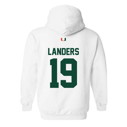 Miami - NCAA Women's Soccer : Madison Landers - Classic Shersey Hooded Sweatshirt-1