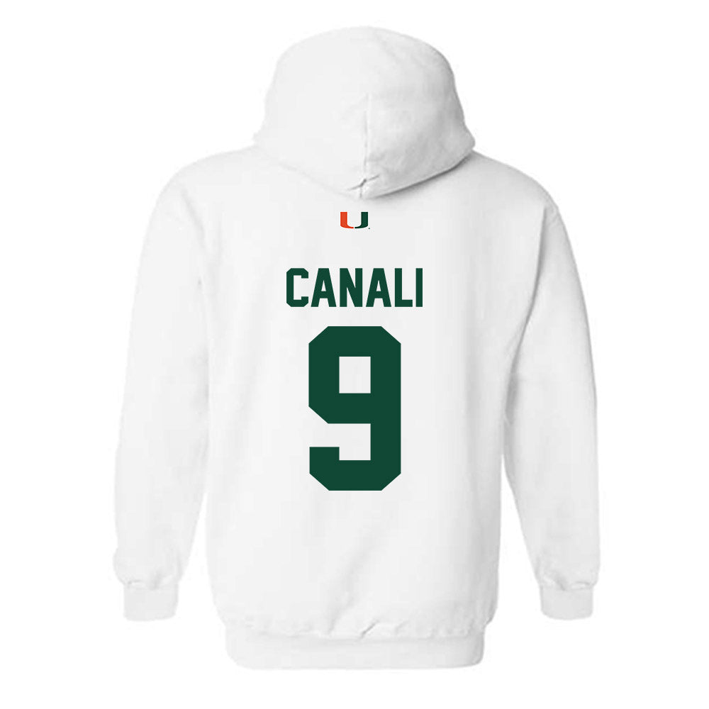 Miami - NCAA Women's Soccer : Giovana Canali - Classic Shersey Hooded Sweatshirt-1