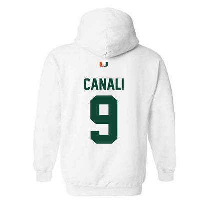 Miami - NCAA Women's Soccer : Giovana Canali - Classic Shersey Hooded Sweatshirt-1