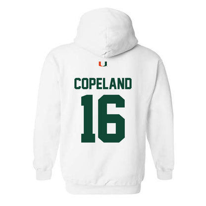 Miami - NCAA Baseball : Cian Copeland - Classic Shersey Hooded Sweatshirt-1