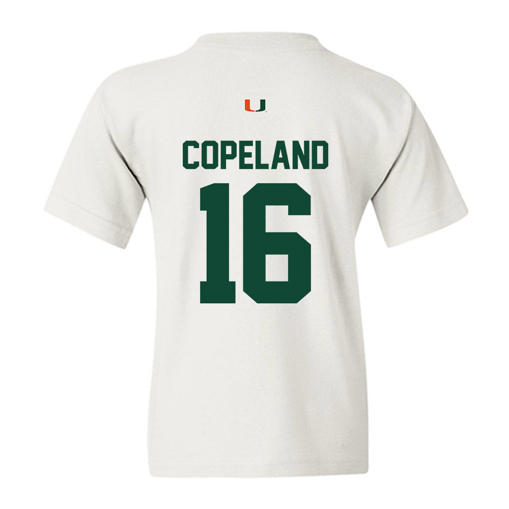 Miami - NCAA Baseball : Cian Copeland - Classic Shersey Youth T-Shirt-1
