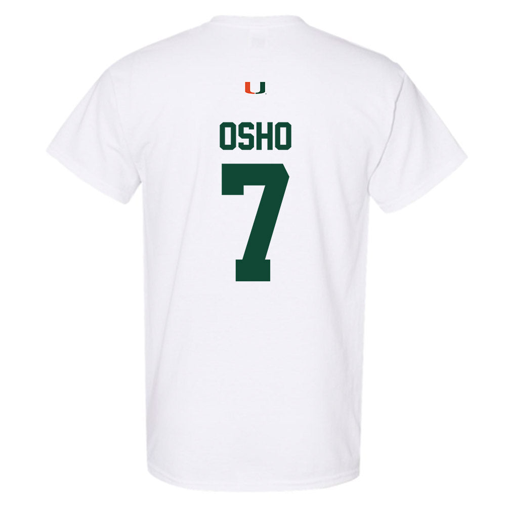 Miami - NCAA Women's Basketball : Danielle Osho - Classic Shersey T-Shirt-1
