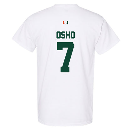 Miami - NCAA Women's Basketball : Danielle Osho - Classic Shersey T-Shirt-1