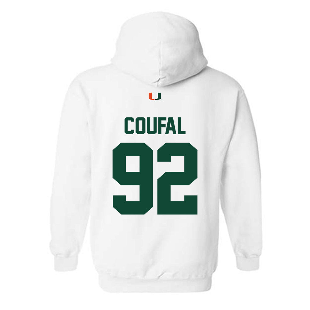 Miami - NCAA Football : Sam Coufal - Classic Shersey Hooded Sweatshirt