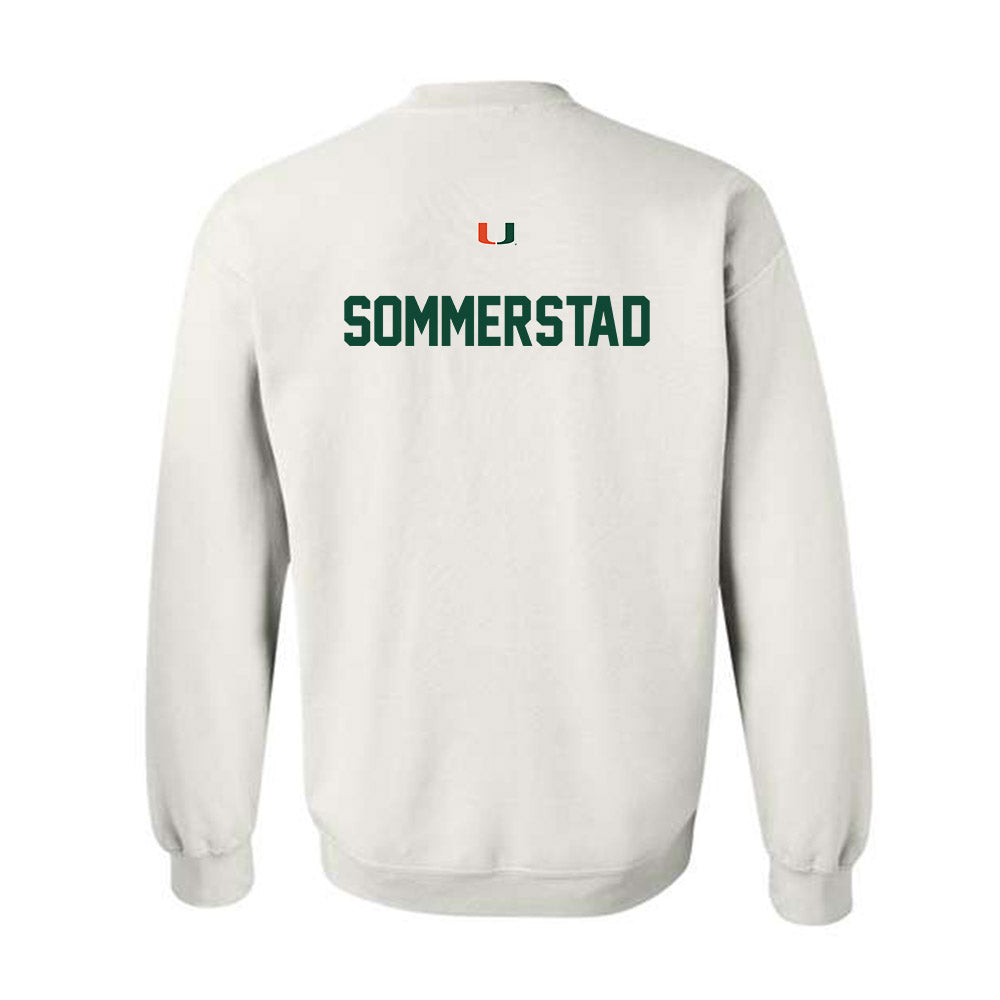 Miami - NCAA Women's Swimming & Diving : Kate Sommerstad - Classic Shersey Crewneck Sweatshirt-1