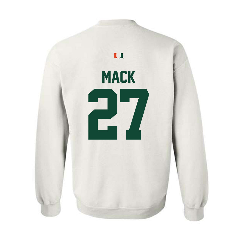 Miami - NCAA Football : Ryan Mack - Classic Shersey Crewneck Sweatshirt-1