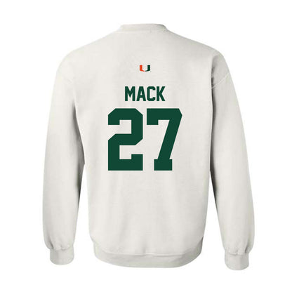 Miami - NCAA Football : Ryan Mack - Classic Shersey Crewneck Sweatshirt-1
