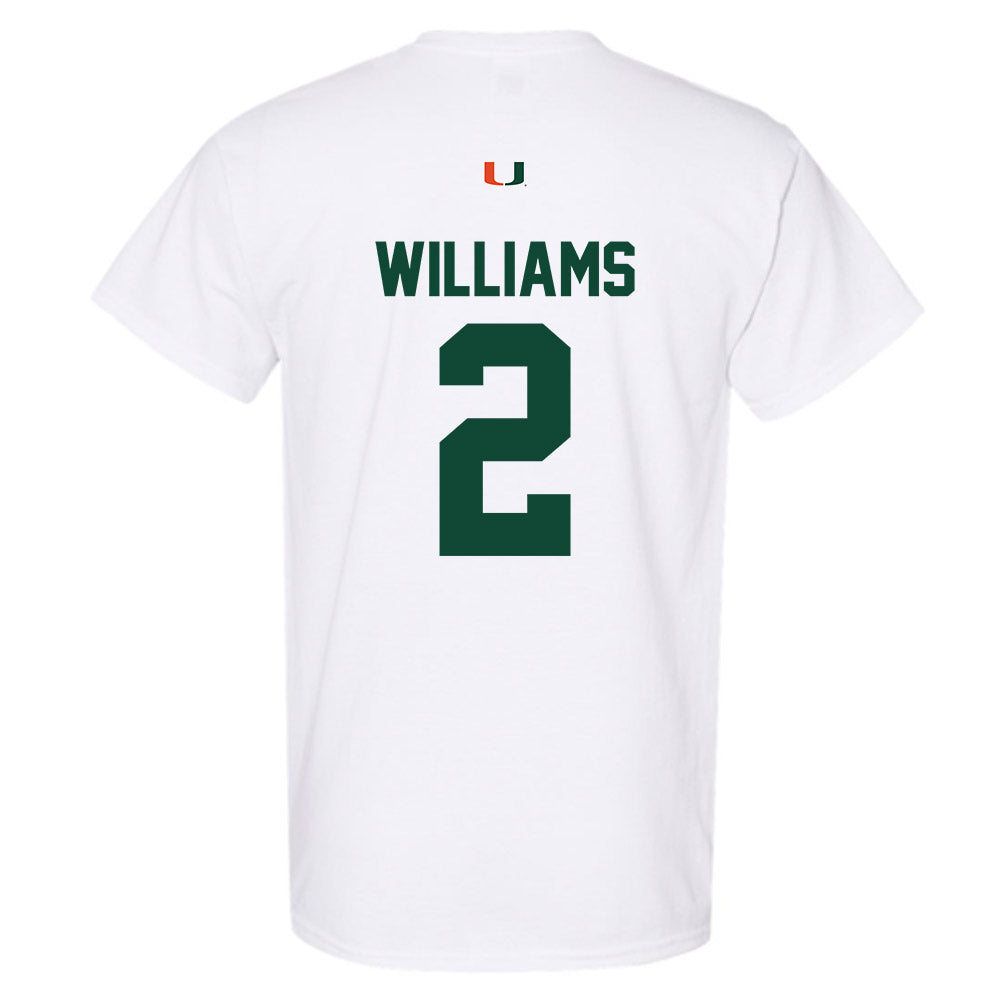 Miami - NCAA Baseball : Derek Williams - Classic Shersey T-Shirt-1