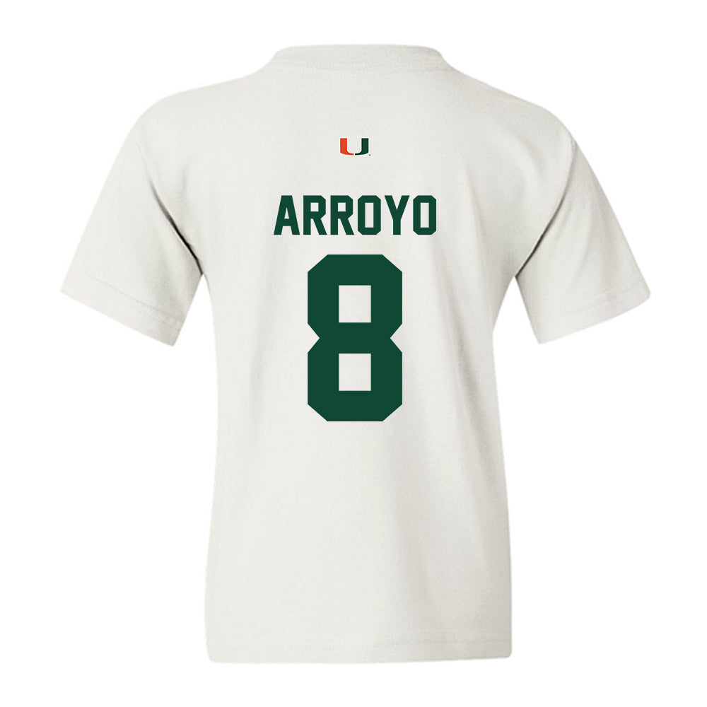 Miami - NCAA Football : Elijah Arroyo - Classic Shersey Youth T-Shirt-1