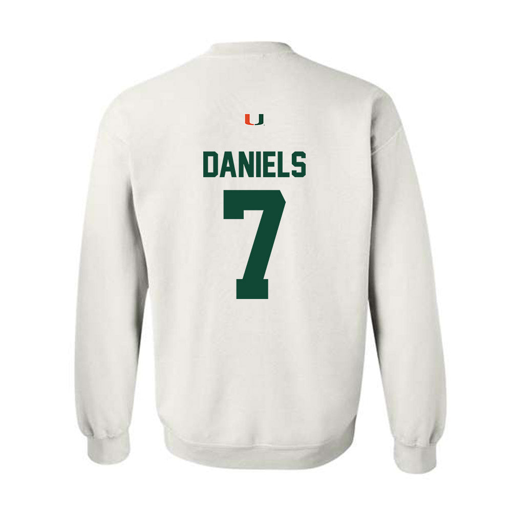 Miami - NCAA Football : CJ Daniels - Classic Shersey Crewneck Sweatshirt-1