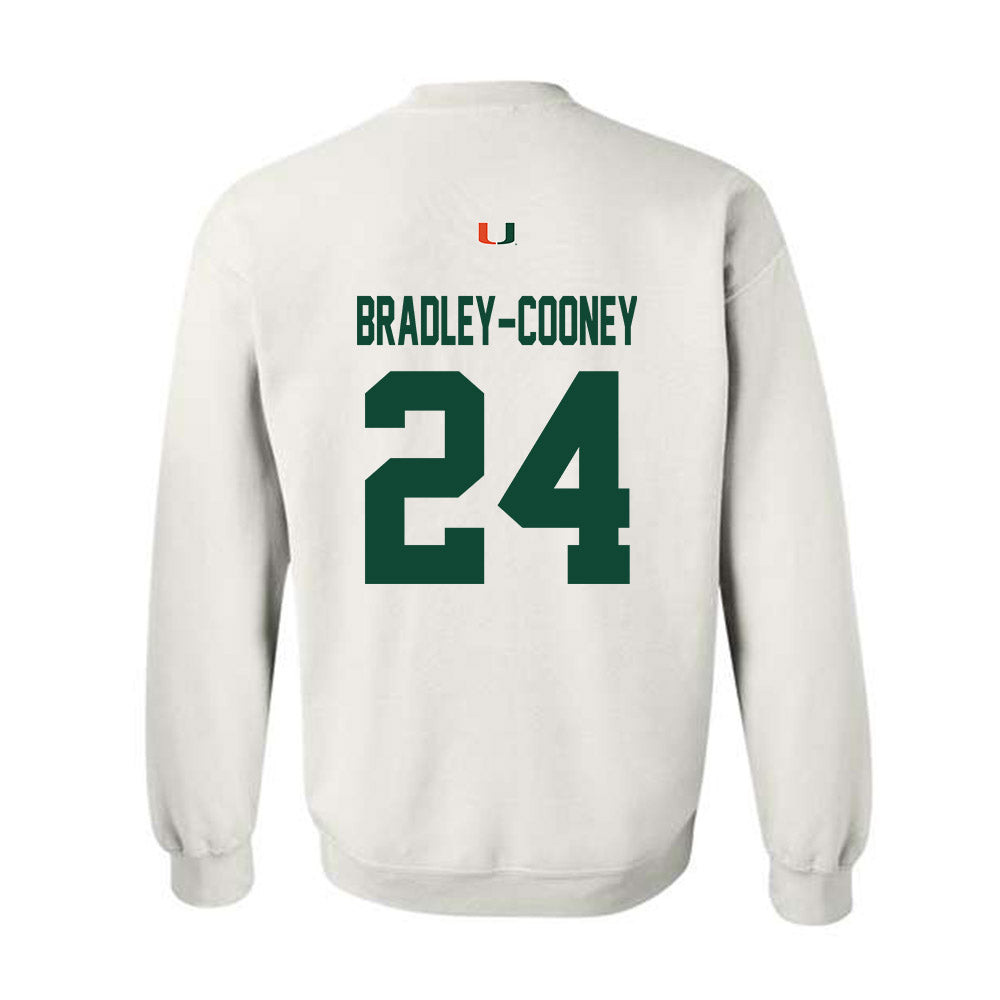 Miami - NCAA Baseball : Packy Bradley-Cooney - Classic Shersey Crewneck Sweatshirt-1