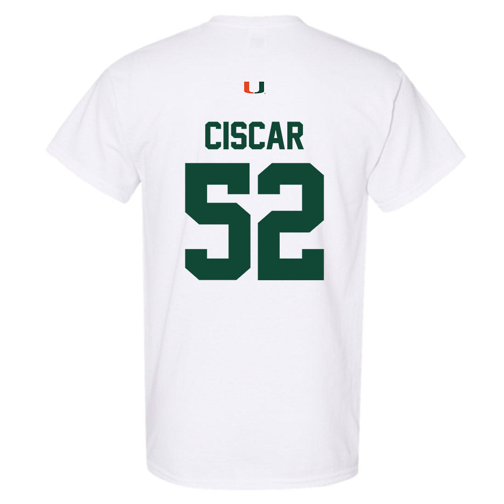 Miami - NCAA Baseball : Anthony Ciscar - Classic Shersey T-Shirt-1