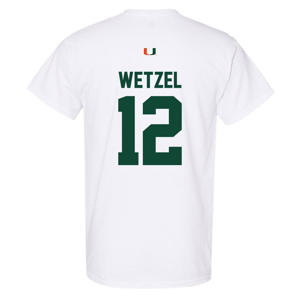 Miami - NCAA Women's Basketball : Natalie Wetzel - Classic Shersey T-Shirt-1