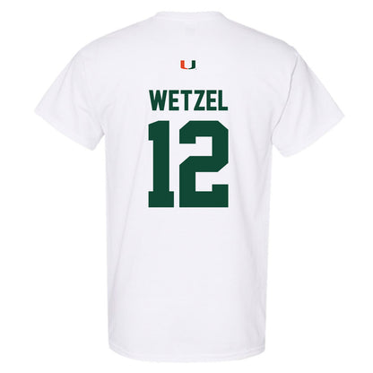 Miami - NCAA Women's Basketball : Natalie Wetzel - Classic Shersey T-Shirt-1