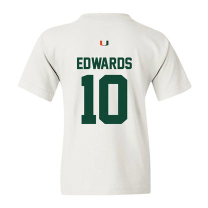 Miami - NCAA Women's Soccer : Julia Edwards - Classic Shersey Youth T-Shirt