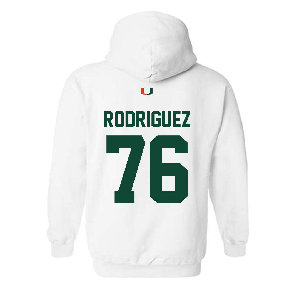 Miami - NCAA Football : Ryan Rodriguez - Classic Shersey Hooded Sweatshirt-1