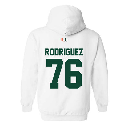 Miami - NCAA Football : Ryan Rodriguez - Classic Shersey Hooded Sweatshirt-1