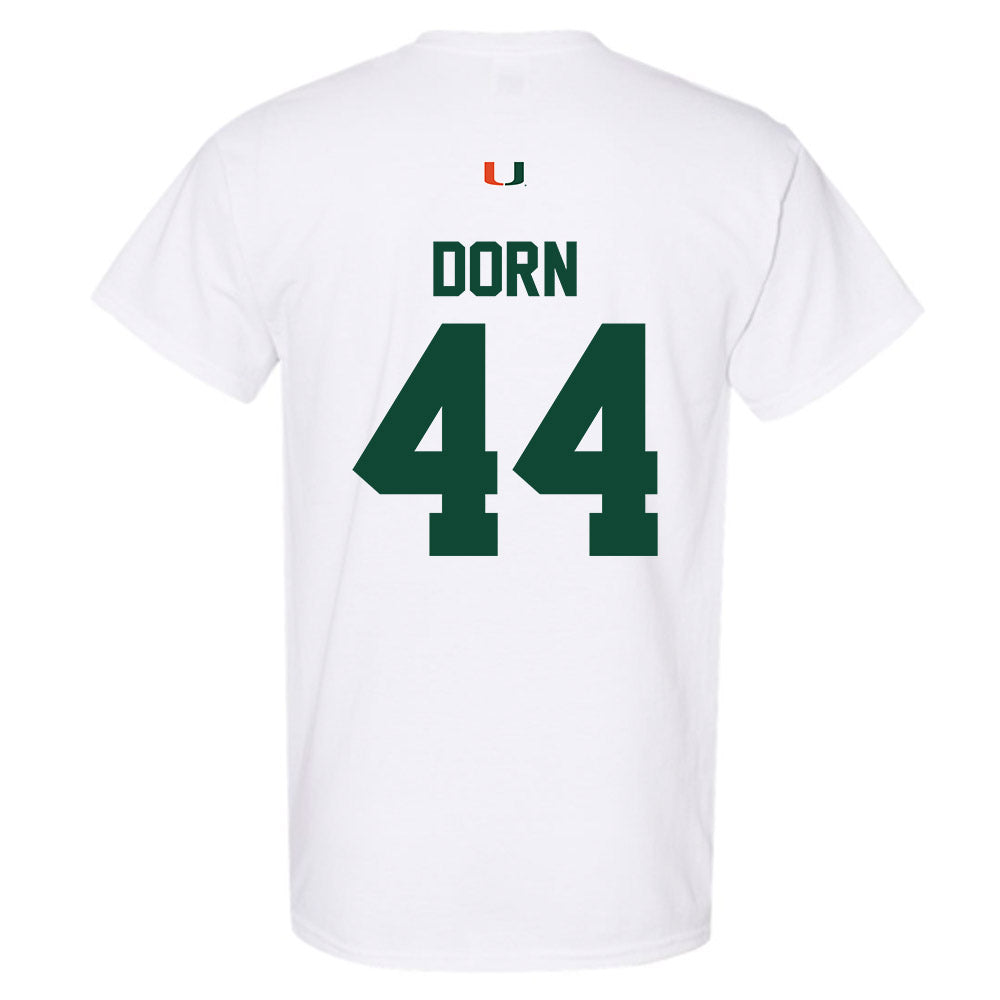 Miami - NCAA Baseball : Jake Dorn - Classic Shersey T-Shirt-1