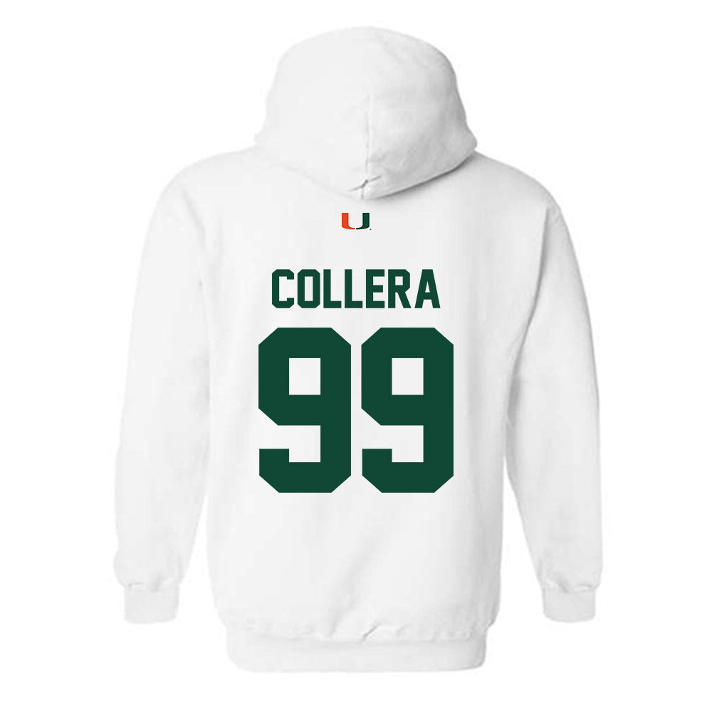 Miami - NCAA Baseball : Lazaro Collera - Classic Shersey Hooded Sweatshirt-1