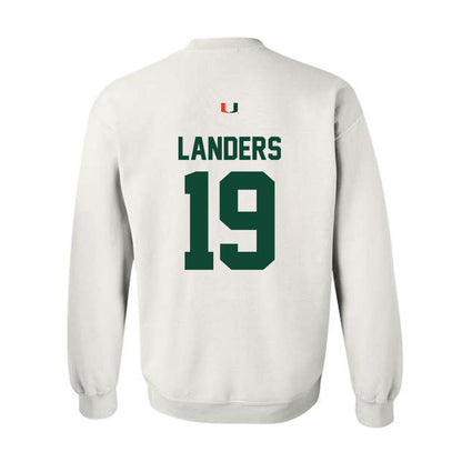 Miami - NCAA Women's Soccer : Maddie Landers - Classic Shersey Crewneck Sweatshirt-1