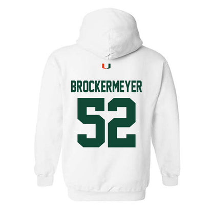 Miami - NCAA Football : James Brockermeyer - Classic Shersey Hooded Sweatshirt-1