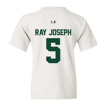 Miami - NCAA Football : Ray Ray Joseph - Classic Shersey Youth T-Shirt-1