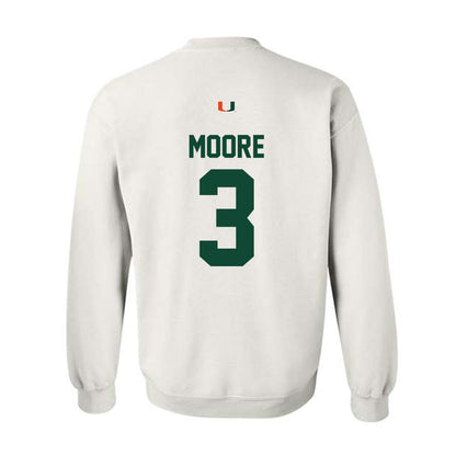 Miami - NCAA Football : Joshua Moore - Classic Shersey Crewneck Sweatshirt-1