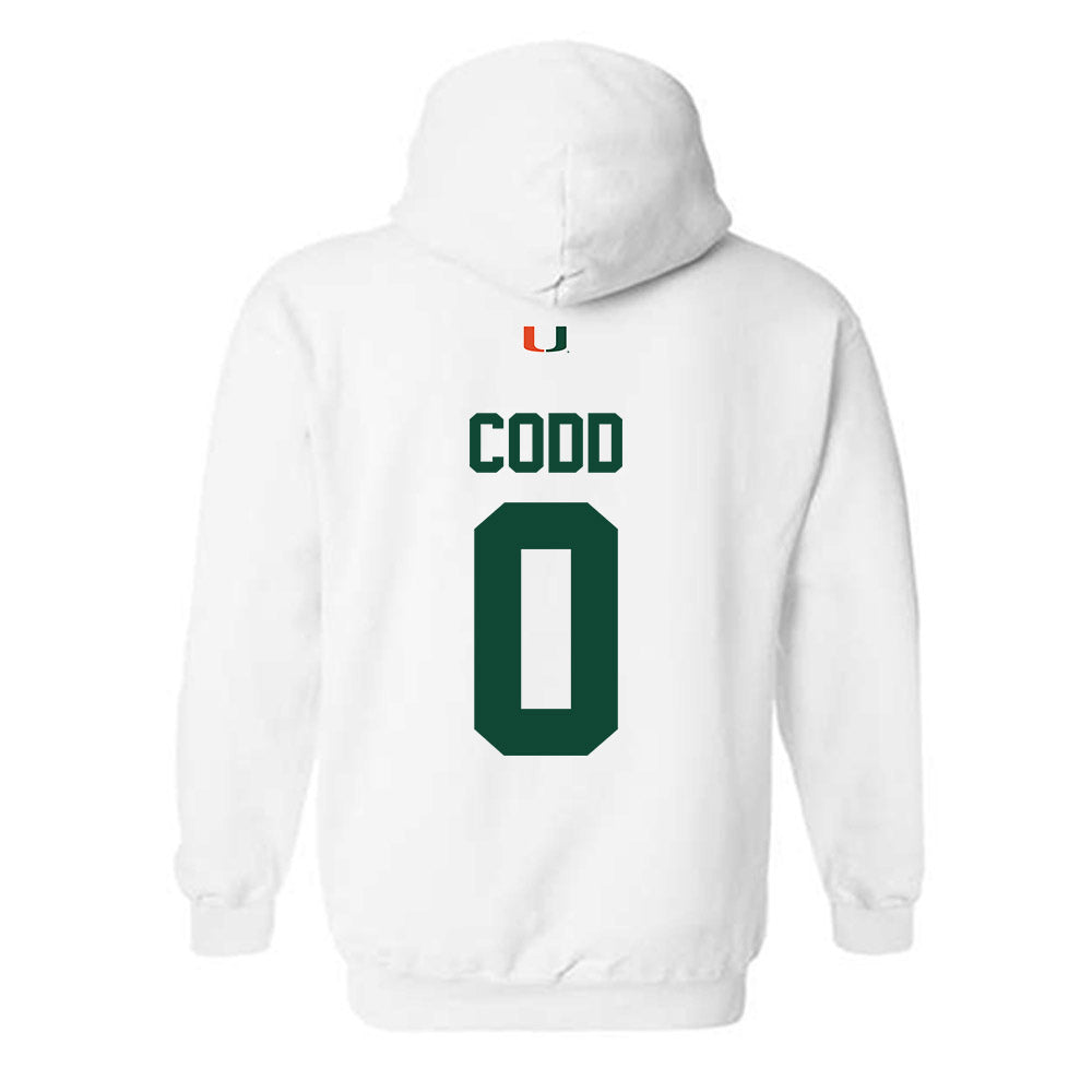 Miami - NCAA Women's Track & Field : Iyonna Codd - Classic Shersey Hooded Sweatshirt-1