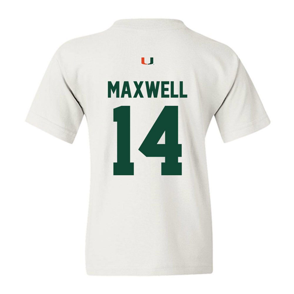 Miami - NCAA Women's Soccer : Taylor Maxwell - Classic Shersey Youth T-Shirt-1