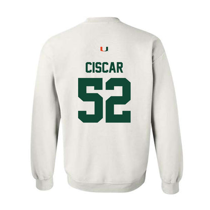 Miami - NCAA Baseball : Anthony Ciscar - Classic Shersey Crewneck Sweatshirt-1