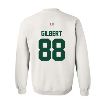 Miami - NCAA Football : Luka Gilbert - Classic Shersey Crewneck Sweatshirt-1