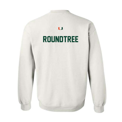 Miami - NCAA Women's Track & Field : Morgan Roundtree - Classic Shersey Crewneck Sweatshirt-1
